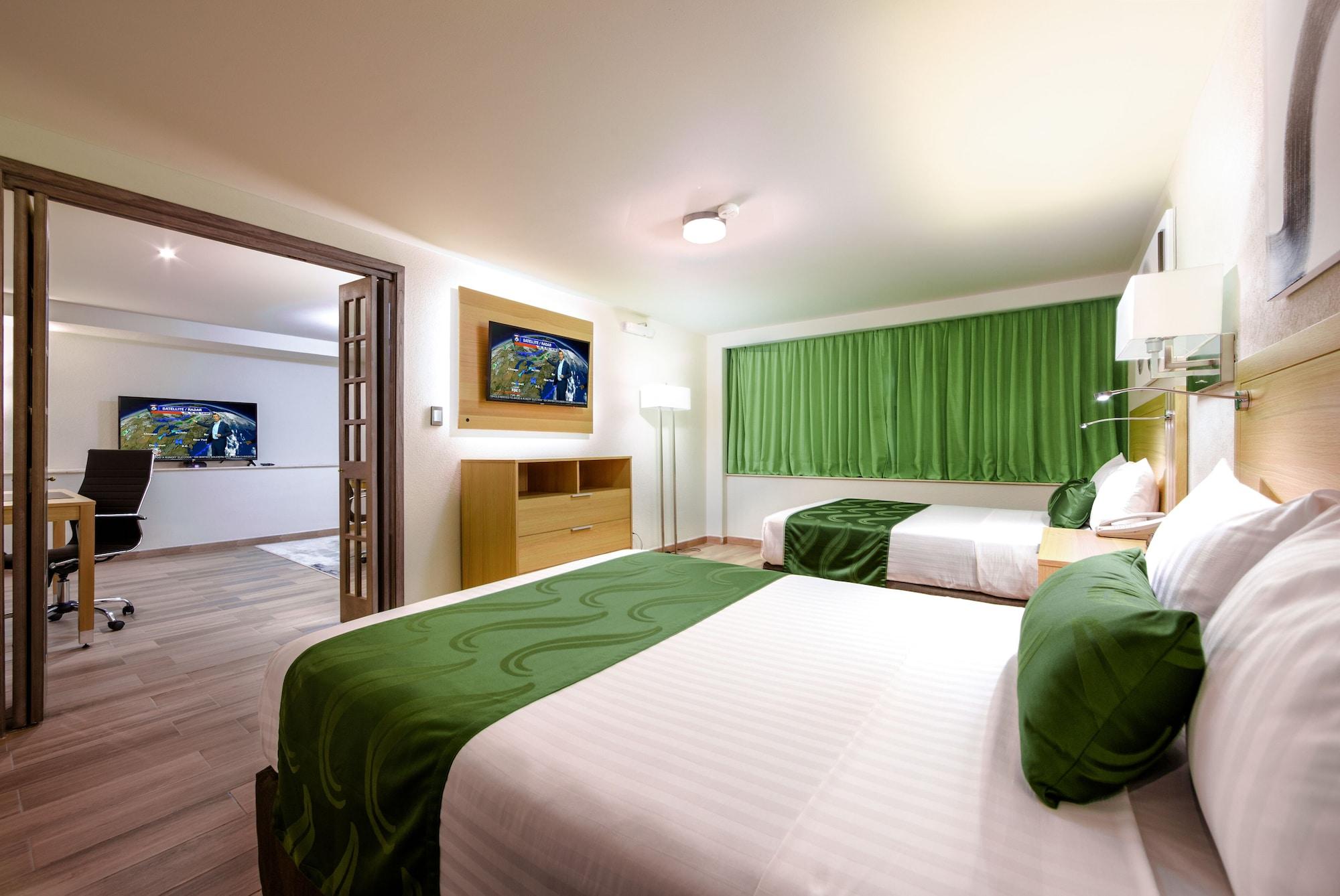 La Joya Pachuca Hotell Eksteriør bilde A typical hotel room
