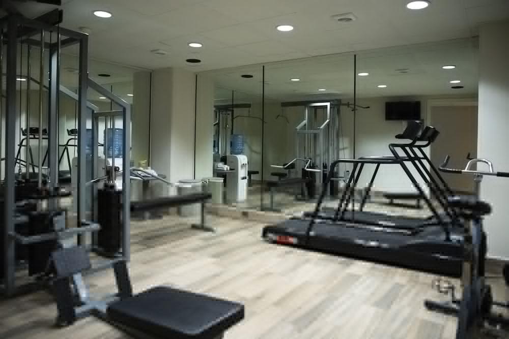 La Joya Pachuca Hotell Eksteriør bilde A gym in a hotel