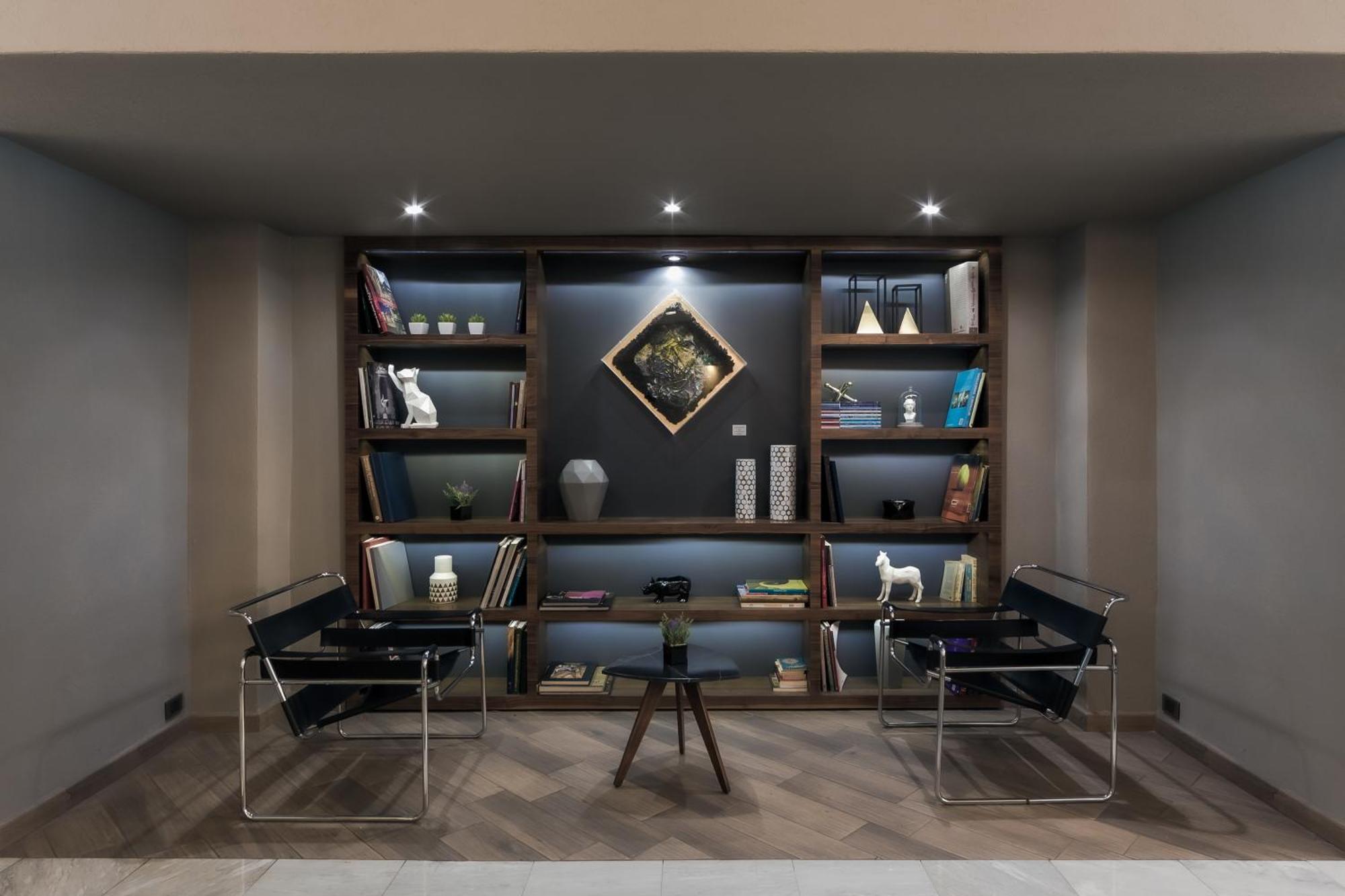 La Joya Pachuca Hotell Eksteriør bilde 3D rendering of a library