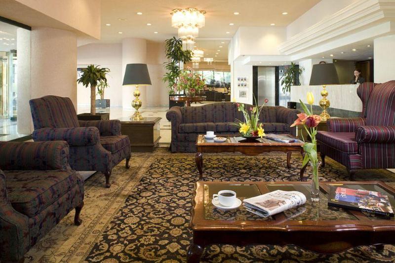 La Joya Pachuca Hotell Eksteriør bilde The lobby of the hotel